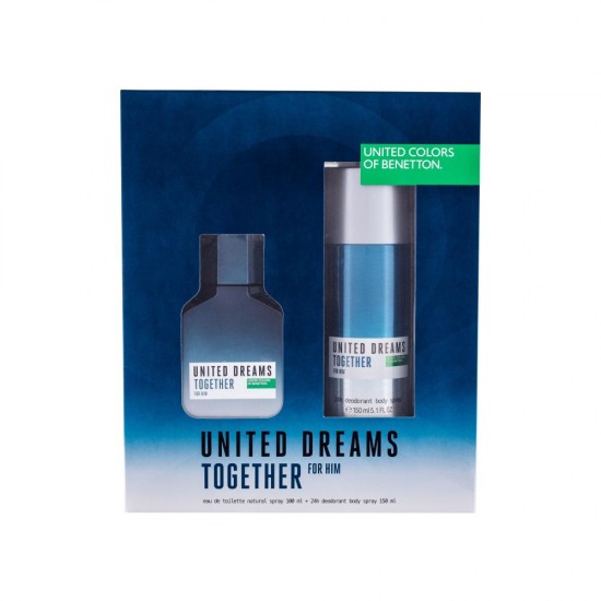Benetton United Dreams Together EDT 100 ml For Men + 150 ml Deo Stick